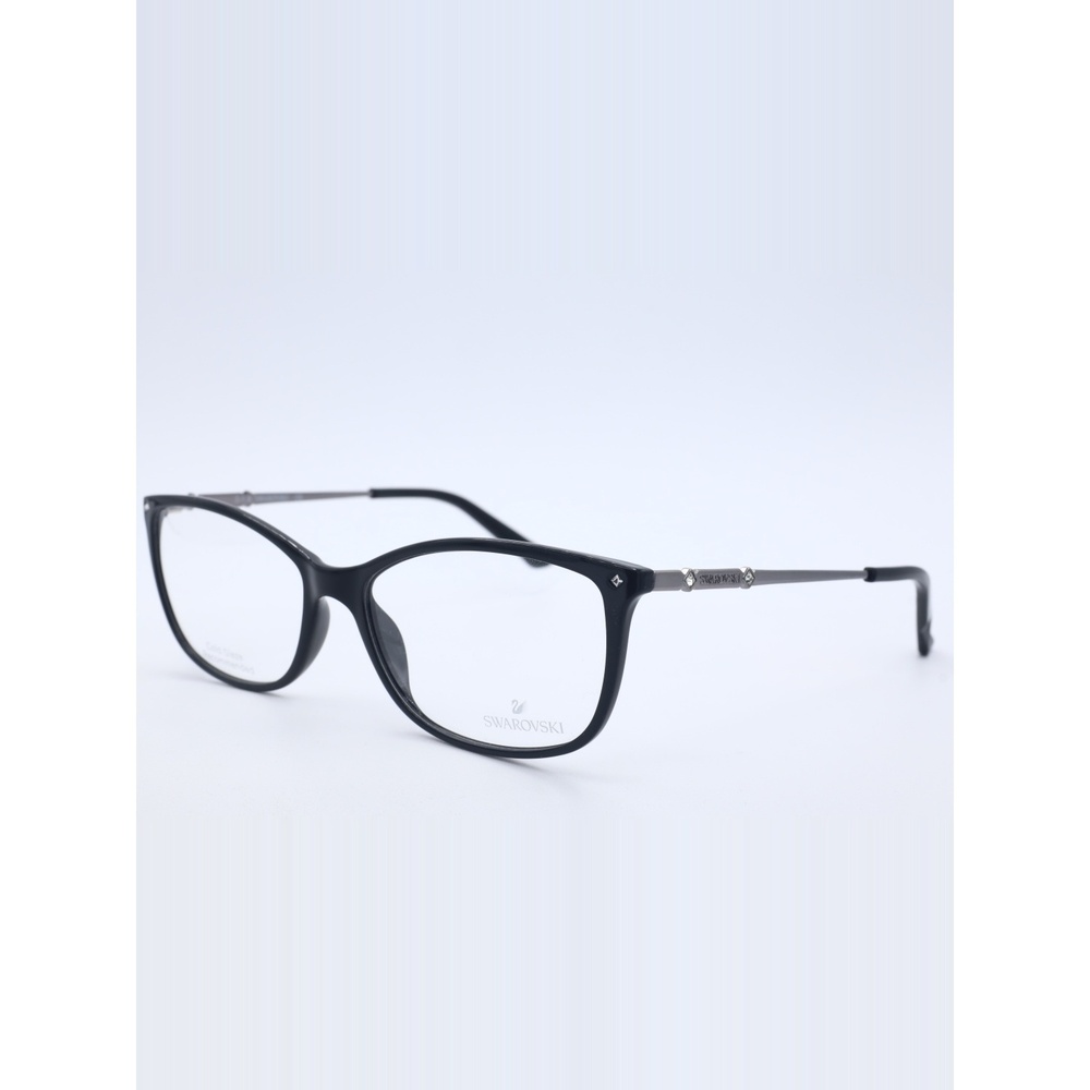 Swarovski Glen SK5179 001 Shiny Black Plastic Eyeglasses Frame 54-15-140